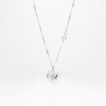 Load image into Gallery viewer, Womens heart shaped pendant horse shoe charm personalised necklace