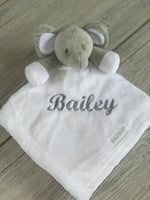 Load image into Gallery viewer, Babies personalised elephant comforters