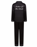 Load image into Gallery viewer, Lulabay ladies personalised satin long bridal pyjama set