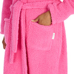 Load image into Gallery viewer, Ladies premium borg personalised dressing gown