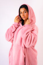 Load image into Gallery viewer, Ladies personalised luxury bonded longline oversized hoody