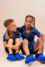 Load image into Gallery viewer, Boys short jersey personalised pyjamas sets