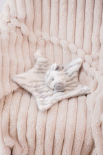 Load image into Gallery viewer, Babies personalised unisex recycled Zebra comforter