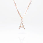 Load image into Gallery viewer, Womens initial personalised necklace