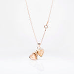 Load image into Gallery viewer, Womens heart shaped locket personalised necklaces