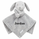 Load image into Gallery viewer, Babies personalised big initial bunny comforter