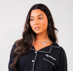 Load image into Gallery viewer, Womens 2 heart silver pendant personalised necklace