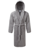 Load image into Gallery viewer, Mens personalised luxury hooded terry towelling dressing gown