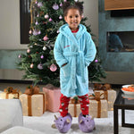Load image into Gallery viewer, Lulabay girls personalised hooded dressing gowns