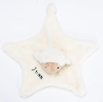 Load image into Gallery viewer, Babies personalised unisex recycled Lamb comforter