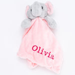 Load image into Gallery viewer, Babies personalised elephant comforter Light Blue