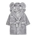 Load image into Gallery viewer, Kids unisex personalised Elephant hooded dressing gown