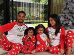 Load image into Gallery viewer, Ladies personalised family christmas MAMA PUD printed pyjamas