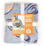 Load image into Gallery viewer, Unisex Kids personalised space glow in the dark blanket throw
