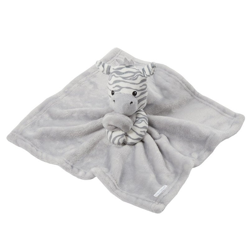 baby personalised zebra comforter | personalised zebra comfort blanket | embroidered zebra comforter for baby | soft zebra comfort toy