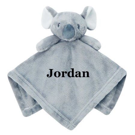 baby personalised koala comforter | personalised koala comfort blanket | embroidered koala comforter for baby | soft koala comfort toy