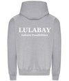 Lulabay luxury branded hoodie | oversized branded hoodie for women | luxury flock logo hoodie