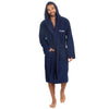 personalised men's hooded terry towelling dressing gown | personalised cotton towelling robe for men | men's personalised hooded bathrobe