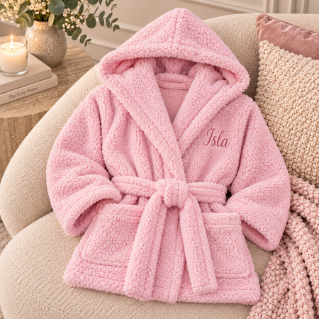 Pre-Order - Personalised Premium Dressing Gown – Girls