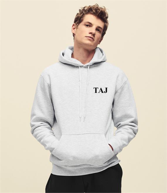 personalised men's initials hoodie | embroidered initials over head hoodie | men's personalised hoodie with initials