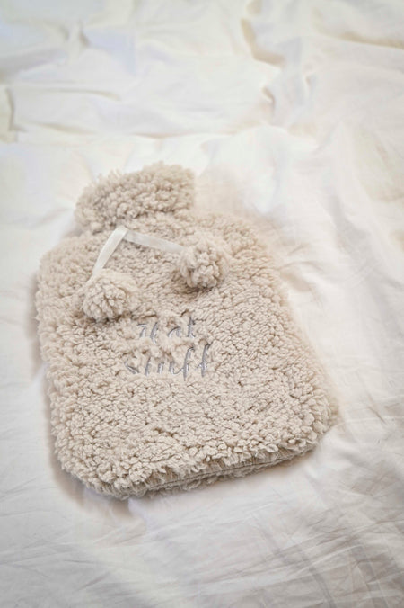 personalised teddy hot water bottle | personalised teddy hot water bottle pink (change according to colour image)