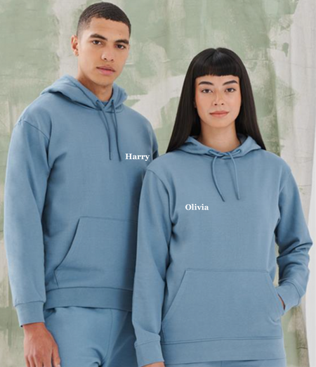 personalised sustainable hoodie | personalised oversized sustainable hoodie (change according to colour image)