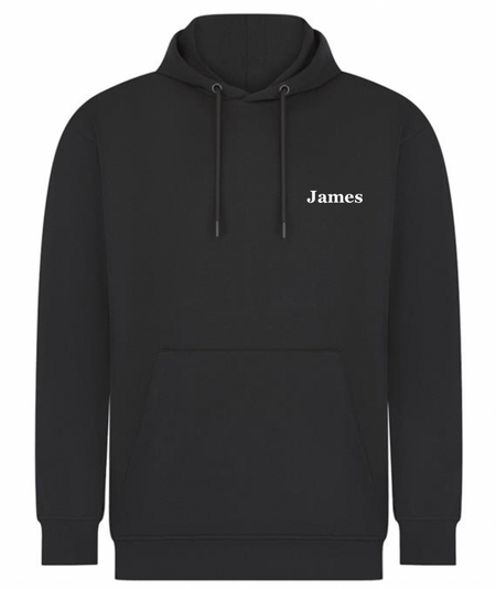 men's sustainable personalised hoodie | personalised men's heavyweight hoodie | Lulabay sustainable hoodie
