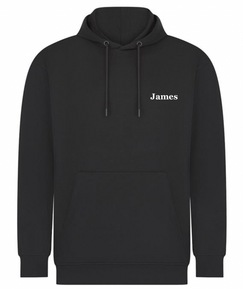men's sustainable personalised hoodie | personalised men's heavyweight hoodie | Lulabay sustainable hoodie