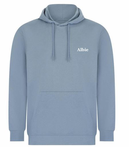 men's sustainable personalised hoodie | personalised men's heavyweight hoodie | Lulabay sustainable hoodie