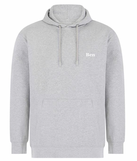 men's sustainable personalised hoodie | personalised men's heavyweight hoodie | Lulabay sustainable hoodie