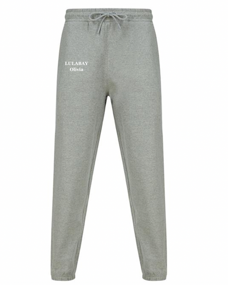 personalised sustainable joggers | personalised heavyweight joggers for women (change according to colour image)