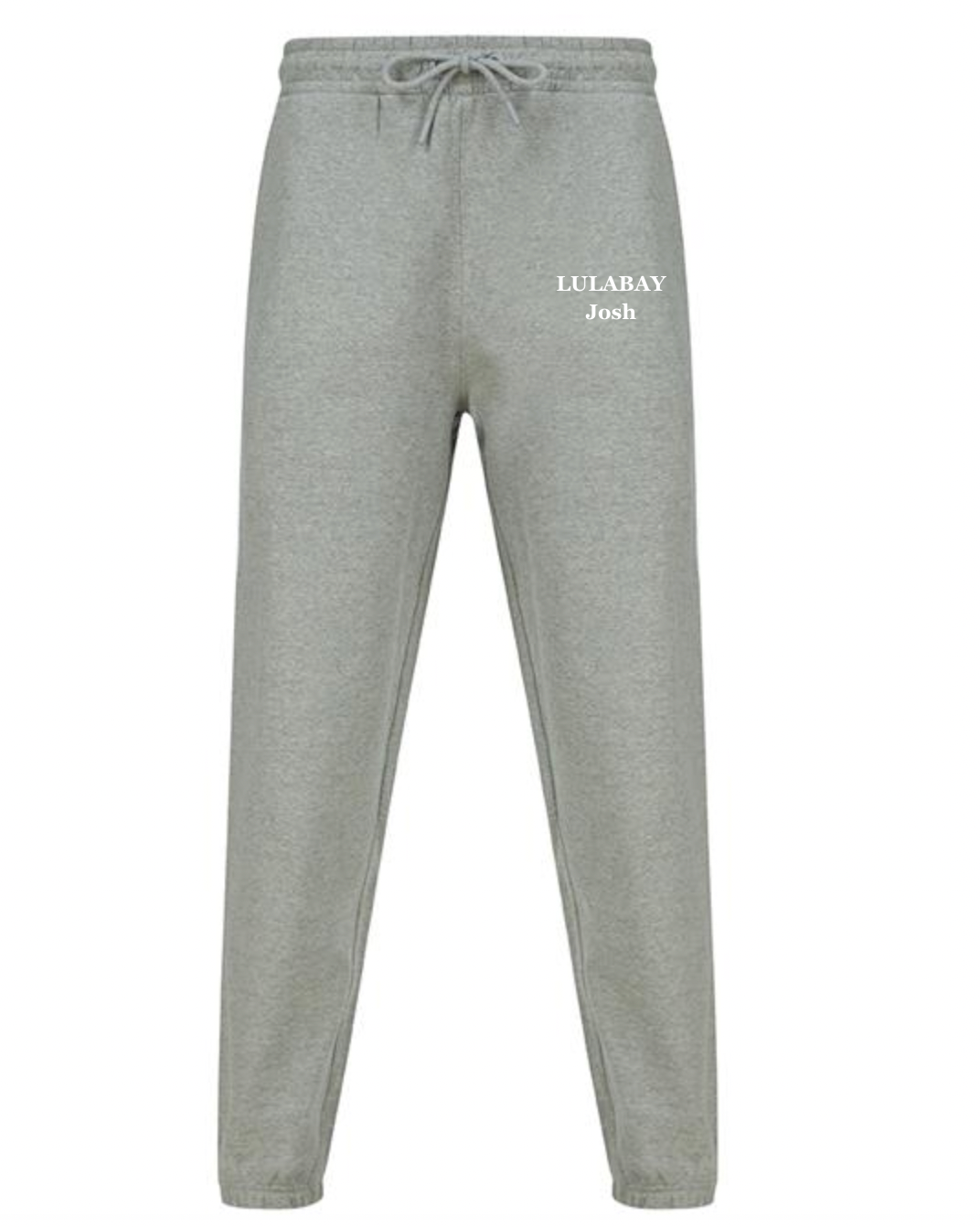 Lulabay mens sustainable personalised joggers