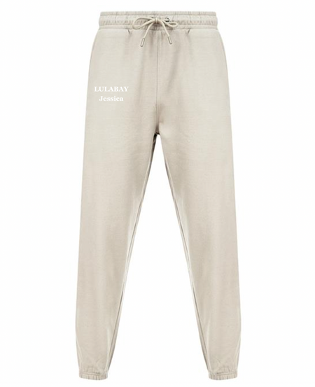 personalised sustainable joggers | personalised heavyweight joggers for women (change according to colour image)