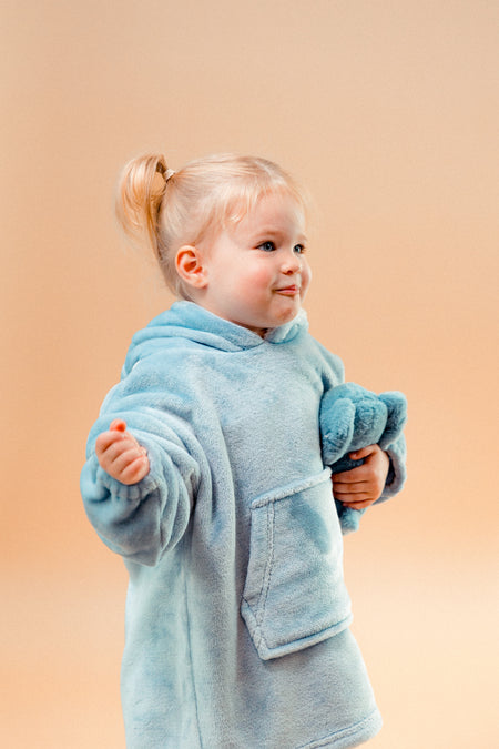 kids personalised borg lined hoodie | unisex personalised plush hoodie | personalised borg lined hoodie for children | kids embroidered cosy hoodie