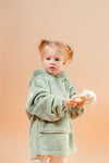 kids personalised borg lined hoodie | unisex personalised plush hoodie | personalised borg lined hoodie for children | kids embroidered cosy hoodie