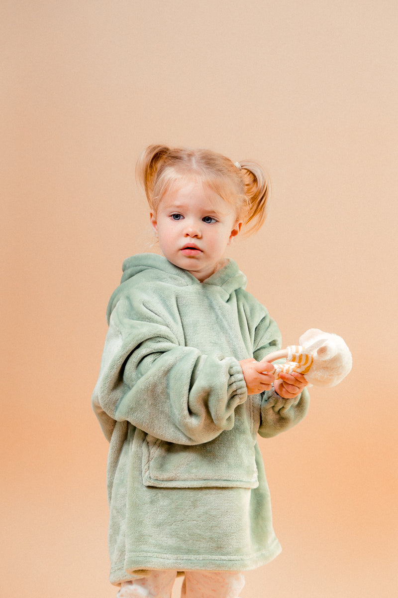 kids personalised borg lined hoodie | unisex personalised plush hoodie | personalised borg lined hoodie for children | kids embroidered cosy hoodie