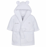 Load image into Gallery viewer, Babys hooded personalised dressing gowns
