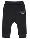 baby personalised sustainable joggers | personalised baby joggers | recycled baby jogging bottoms | embroidered baby lounge joggers