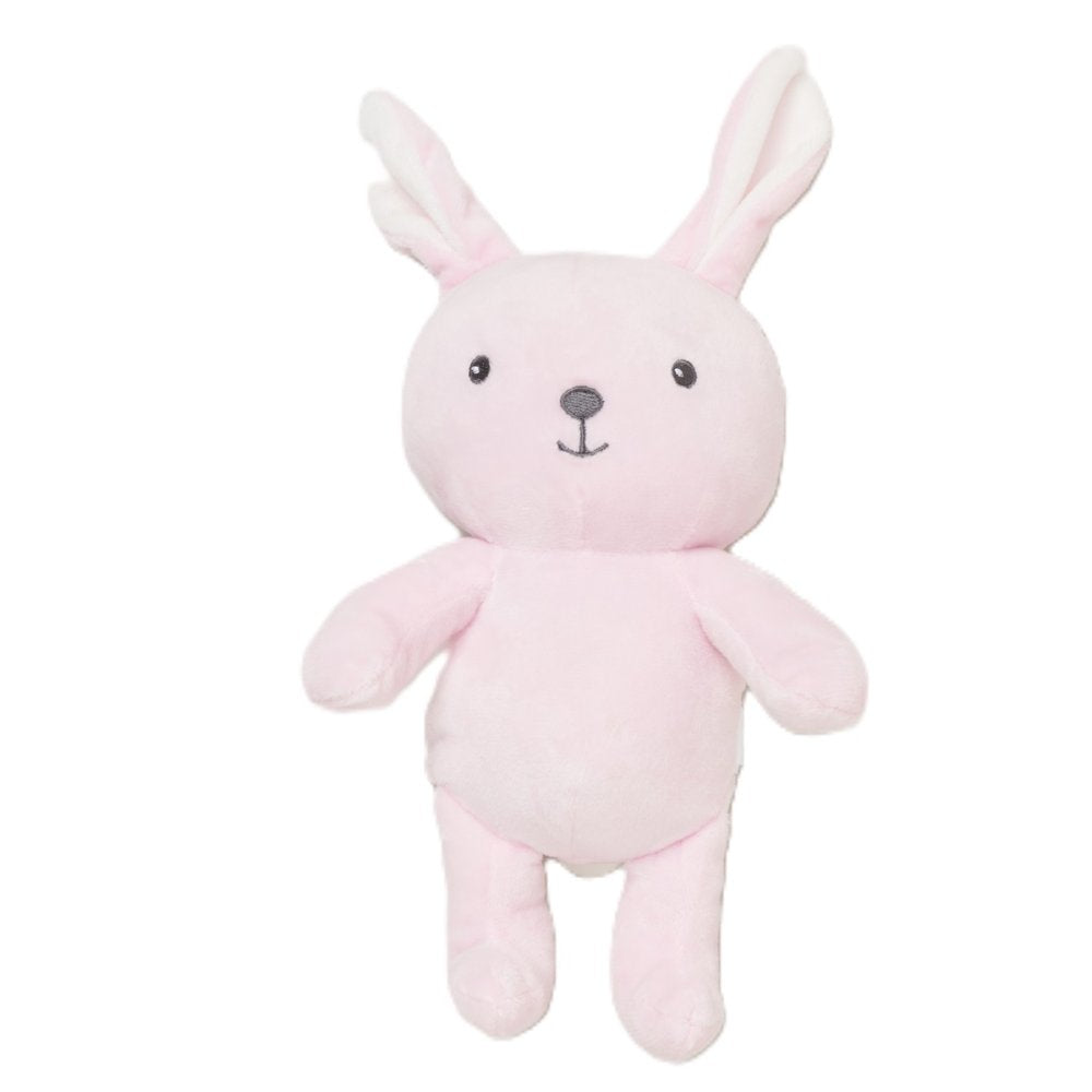 Baby girl's cute light pink bear with pink and white ears. Light grey stitched eyes little nose and mouth. A perfect little cuddle buddy for any little girl ! 