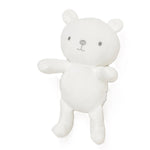 Load image into Gallery viewer, A baby&#39;s soft bear toy cute grey stitched eye&#39;s nose and face in grey. A lovely little teddy bear soft and snuggly !
