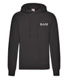 personalised men's initials hoodie | embroidered initials over head hoodie | men's personalised hoodie with initials