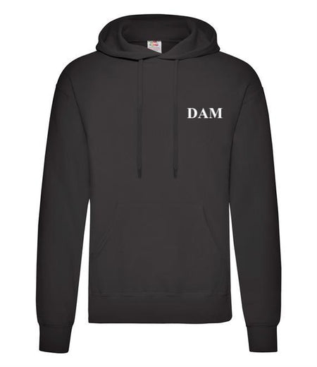 personalised men's initials hoodie | embroidered initials over head hoodie | men's personalised hoodie with initials