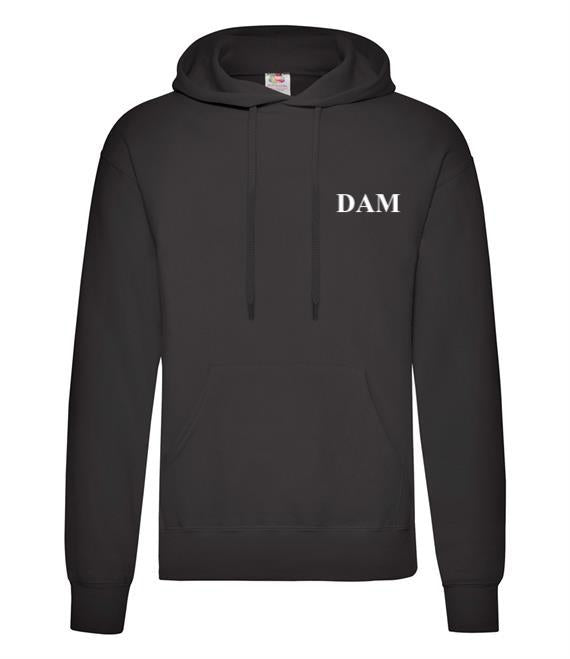 personalised men's initials hoodie | embroidered initials over head hoodie | men's personalised hoodie with initials