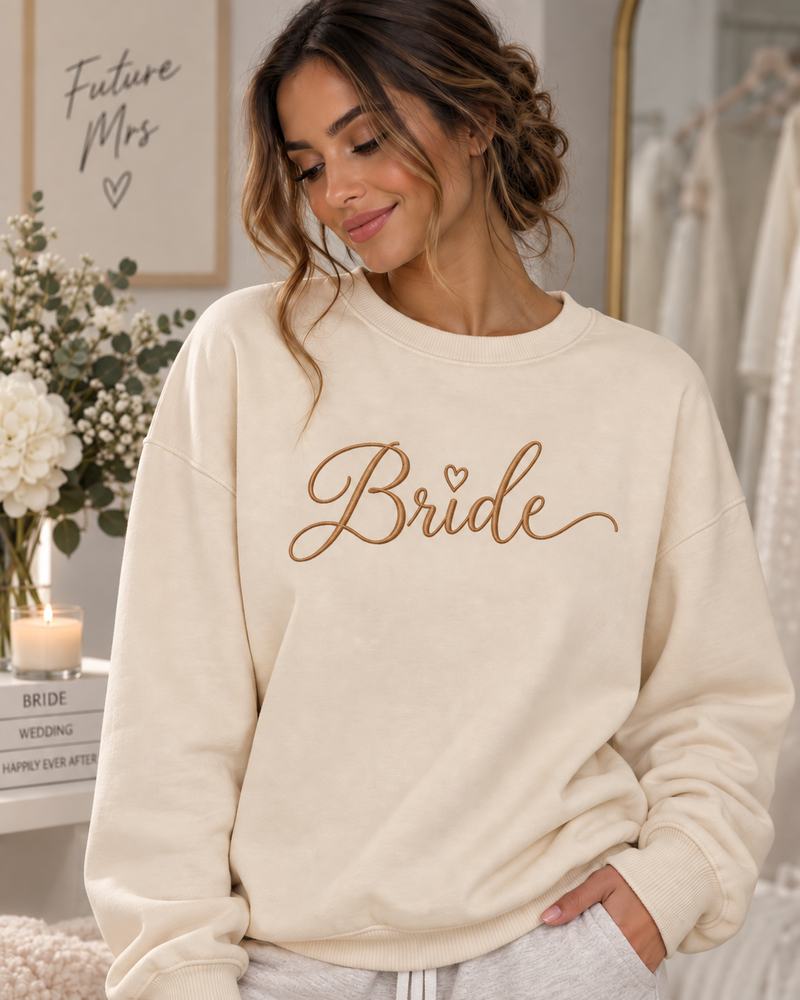 Personalised Bride Sweatshirt