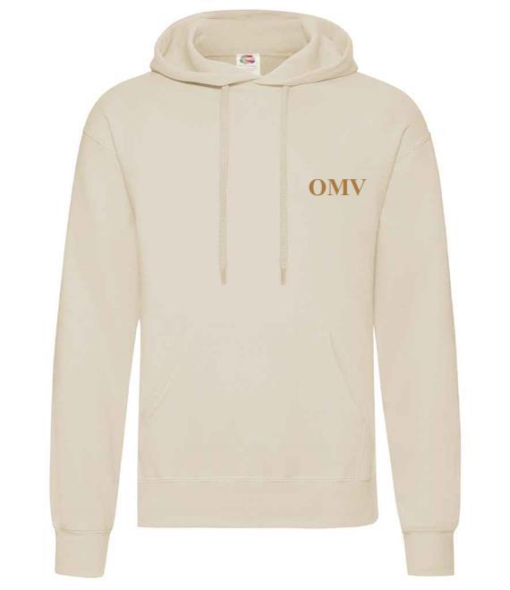 personalised men's initials hoodie | embroidered initials over head hoodie | men's personalised hoodie with initials