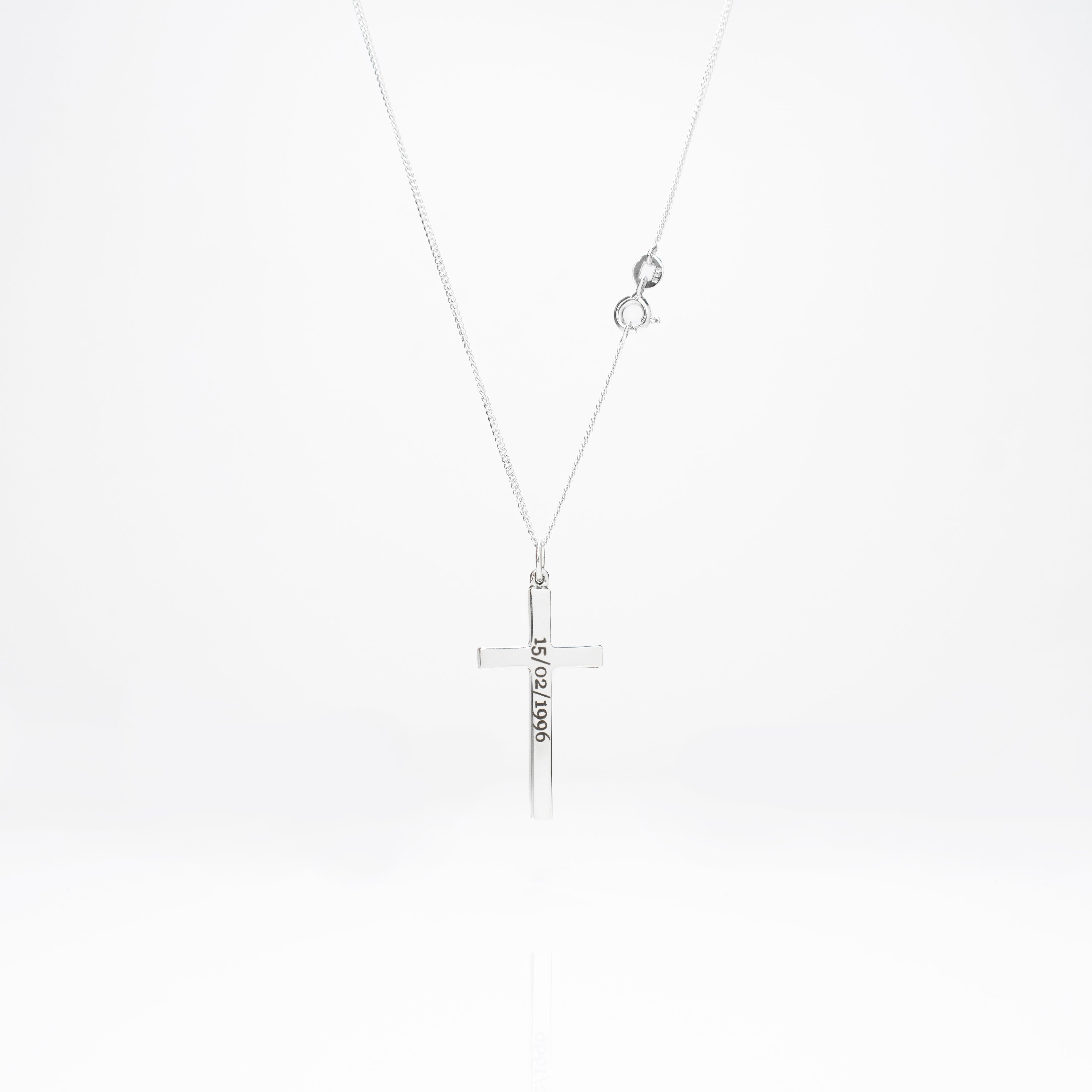 Womens Cross personalised necklace