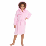 Load image into Gallery viewer, Lulabay girls personalised hooded dressing gown
