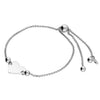 personalised flat heart bracelet | engraved flat heart bracelet | sterling silver personalised heart bracelet | personalised engraved bracelet for women