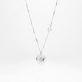 Womens heart shaped pendant horse shoe charm personalised necklace