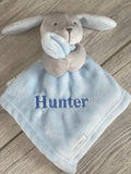 Baby personalised bunny comforter